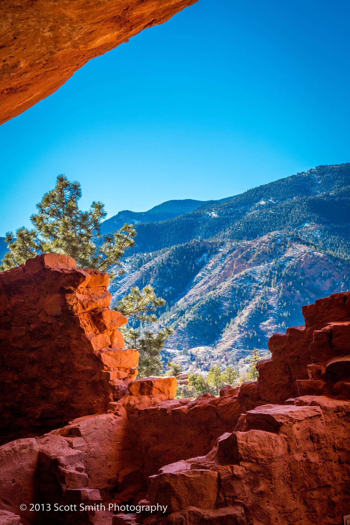 Manitou Cliff Dwellings - a Room with a View -  by Scott Smith Photos