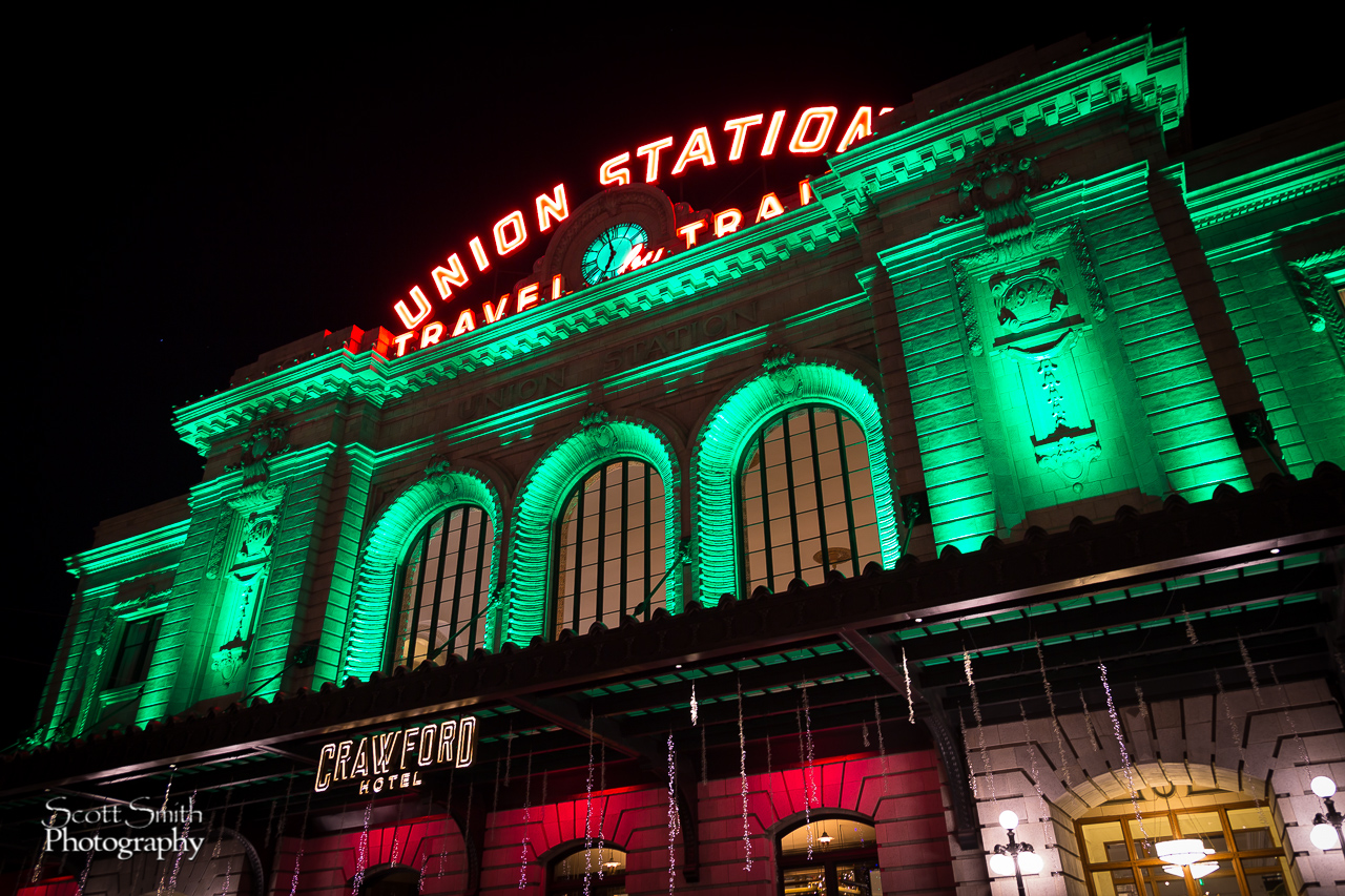 Denver Union Station at Christmas 1 - Union Station, Denver Colorado at Christmas by Scott Smith Photos