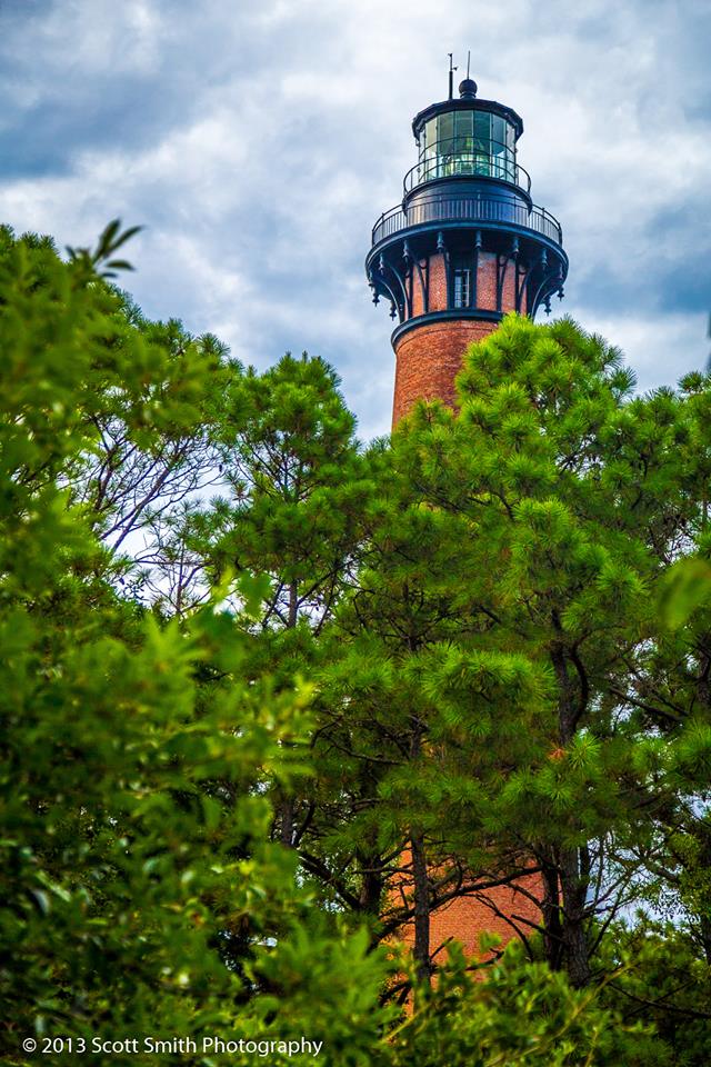 Currituck Lighthouse No 1 - Currituck, North Carolina. by Scott Smith Photos