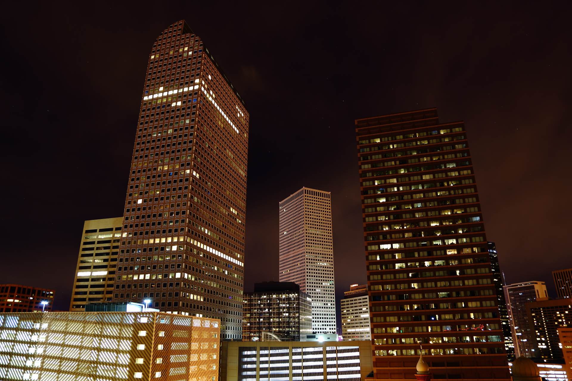 Downtown Denver at Night -  by Scott Smith Photos