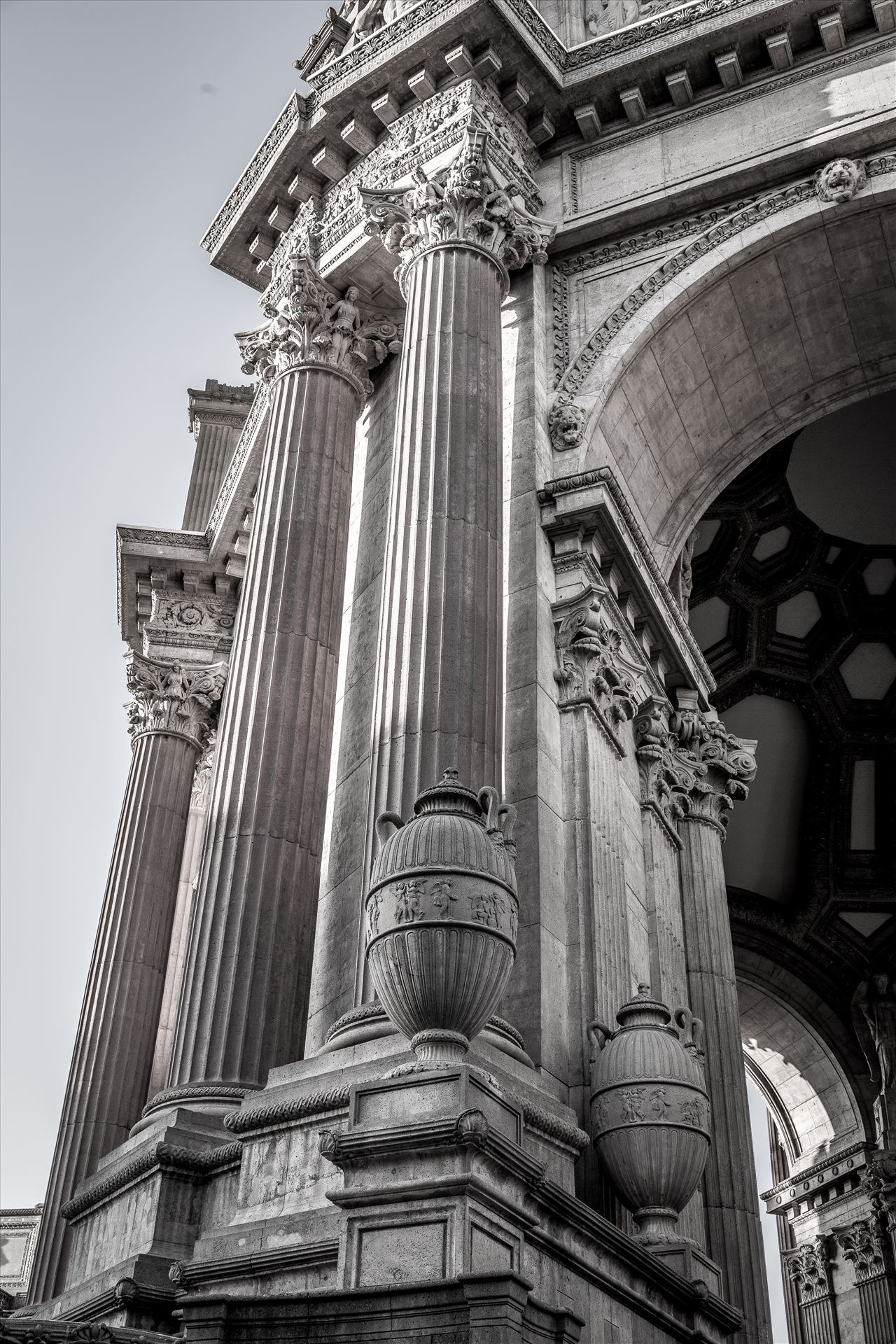 Palace of Fine Arts Detail -  by Scott Smith Photos