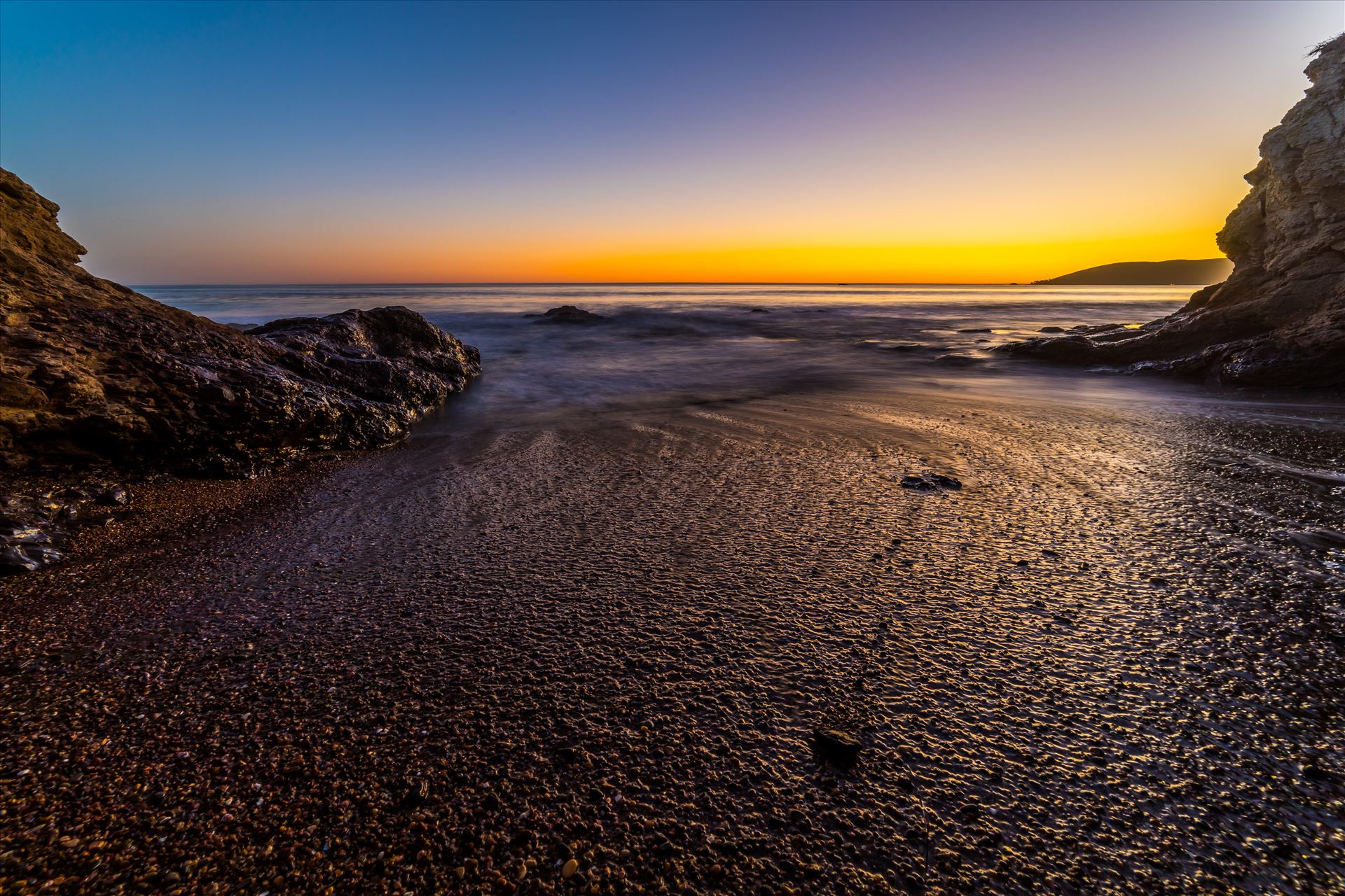 Sunset at Shell Beach 5 -  by Scott Smith Photos