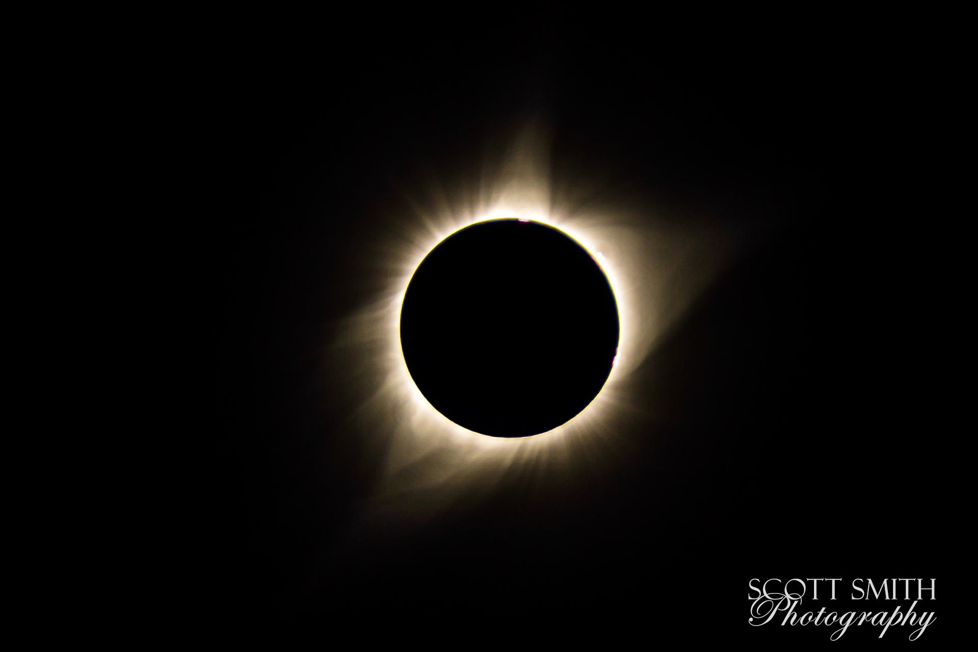 2017 Solar Eclipse 14 - Total solar eclipse, at Carhenge in Alliance. Nebraska August 21, 2017. by Scott Smith Photos