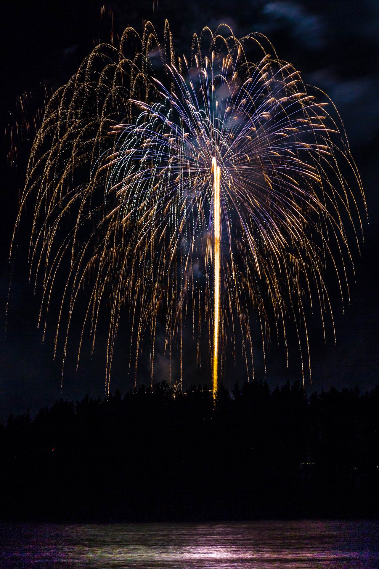 Dillon Reservoir Fireworks 2015 7 -  by Scott Smith Photos