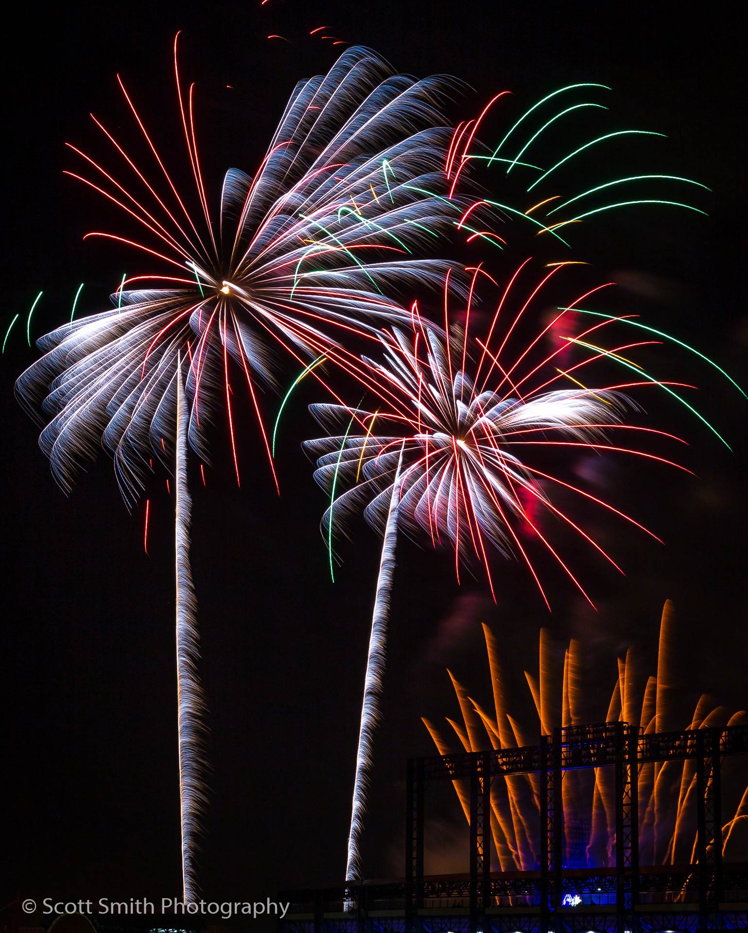 Fireworks over Coors Field -  by Scott Smith Photos