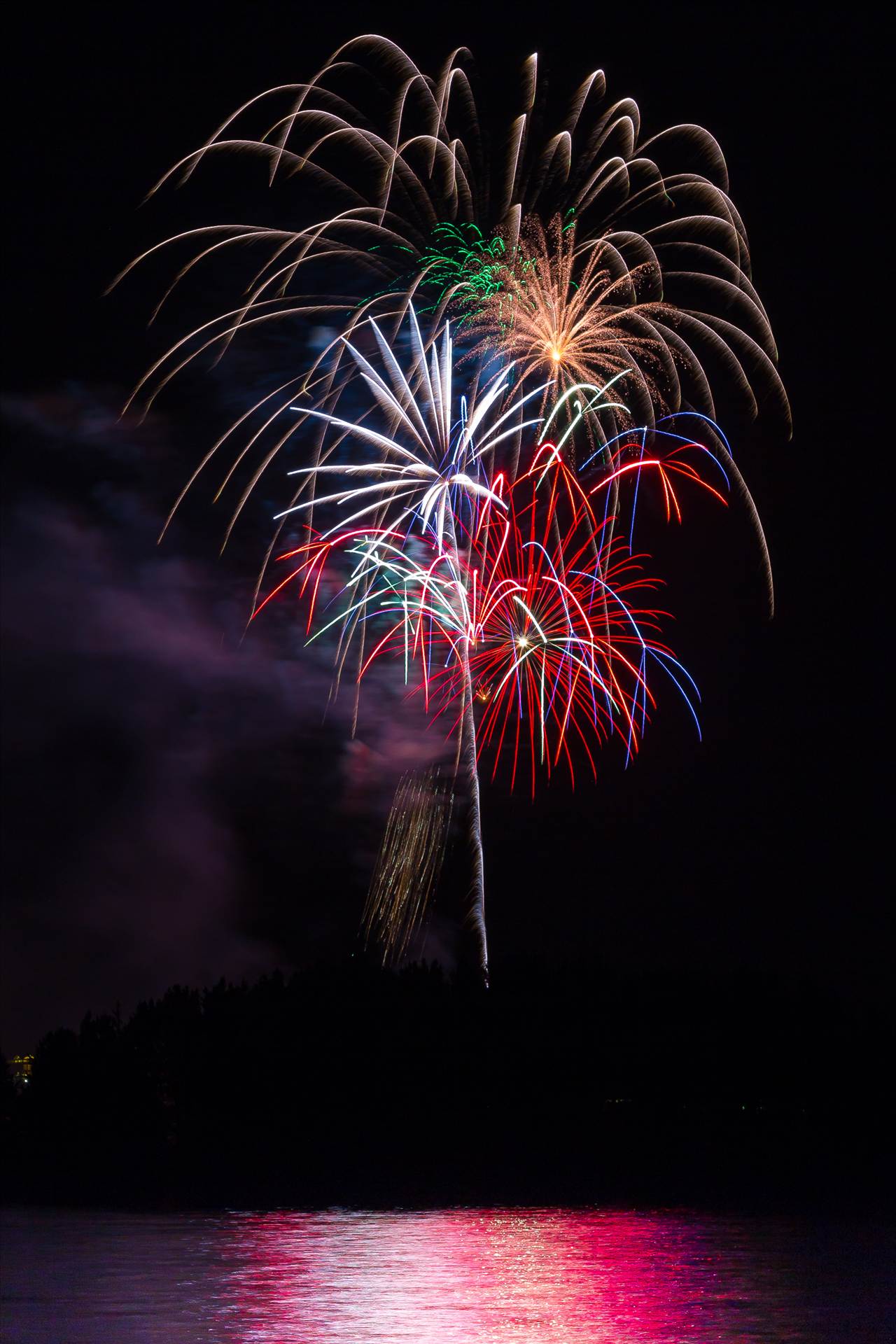 Dillon Reservoir Fireworks 2015 3 -  by Scott Smith Photos
