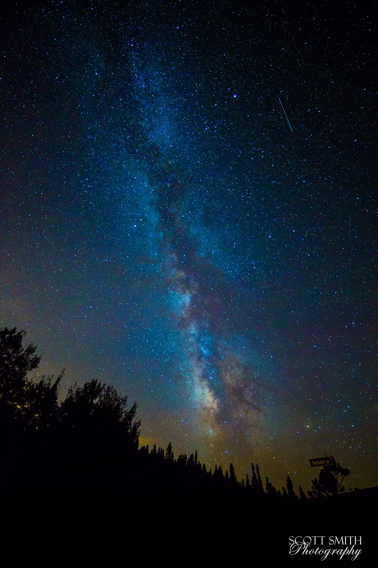 Milky Way and Perseids from Ward - Another shot of the Milky Way and the Perseid meteor shower, from Ward, Colorado. by Scott Smith Photos