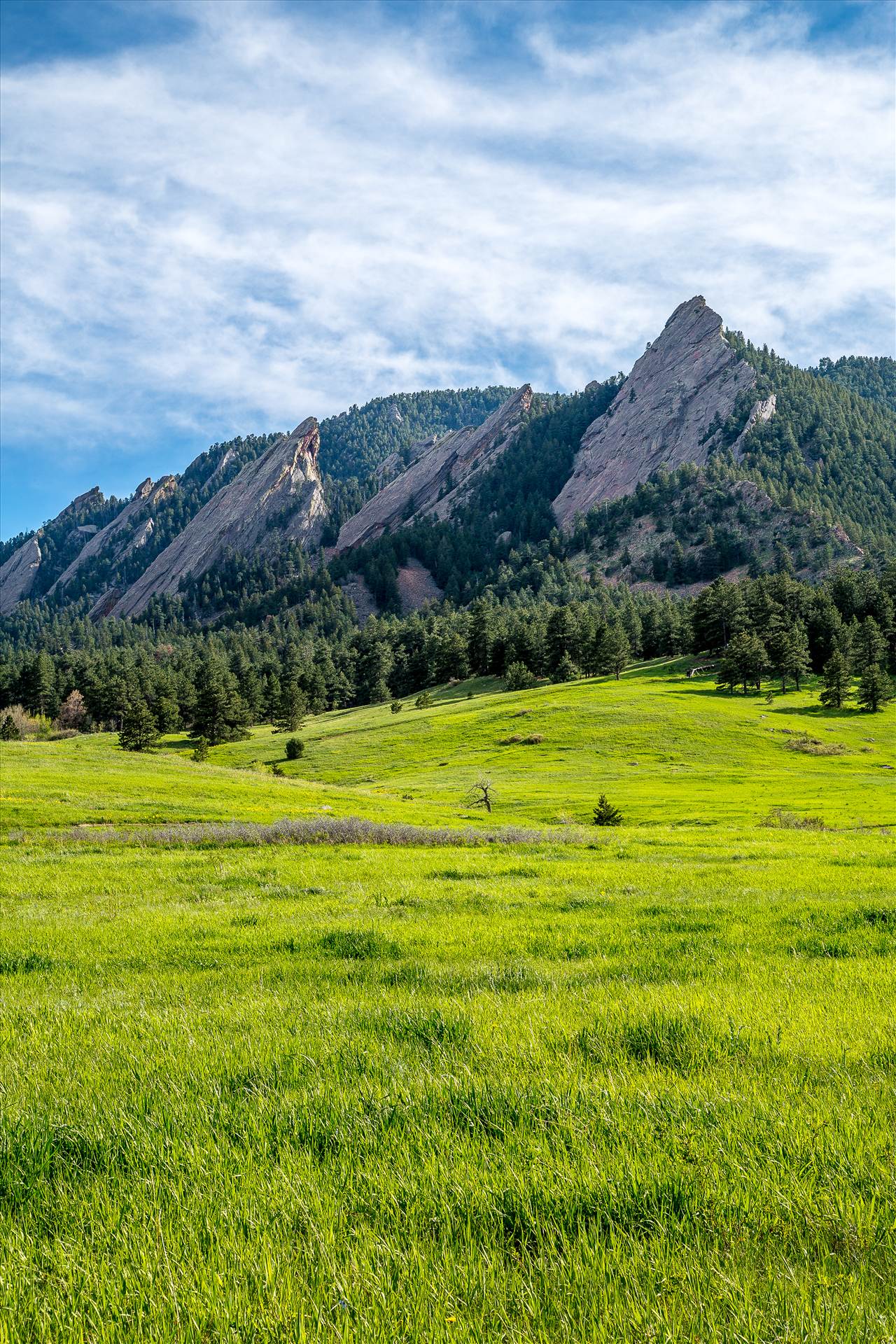 Flatirons - The Flatirons, taken near the National Atmospheric Research Laboratory in Boulder, CO. by Scott Smith Photos