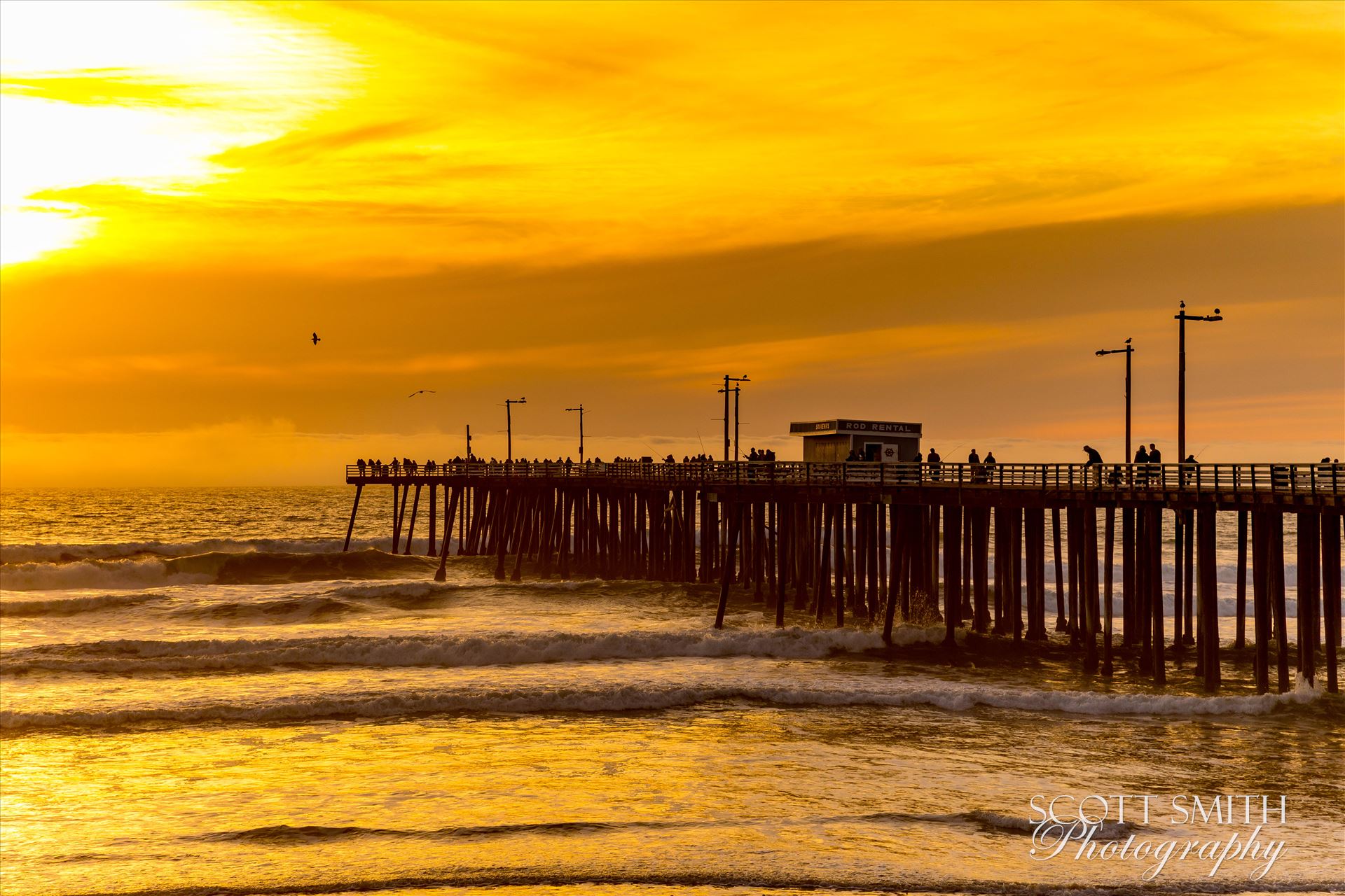 Sunset on the Pier -  by Scott Smith Photos