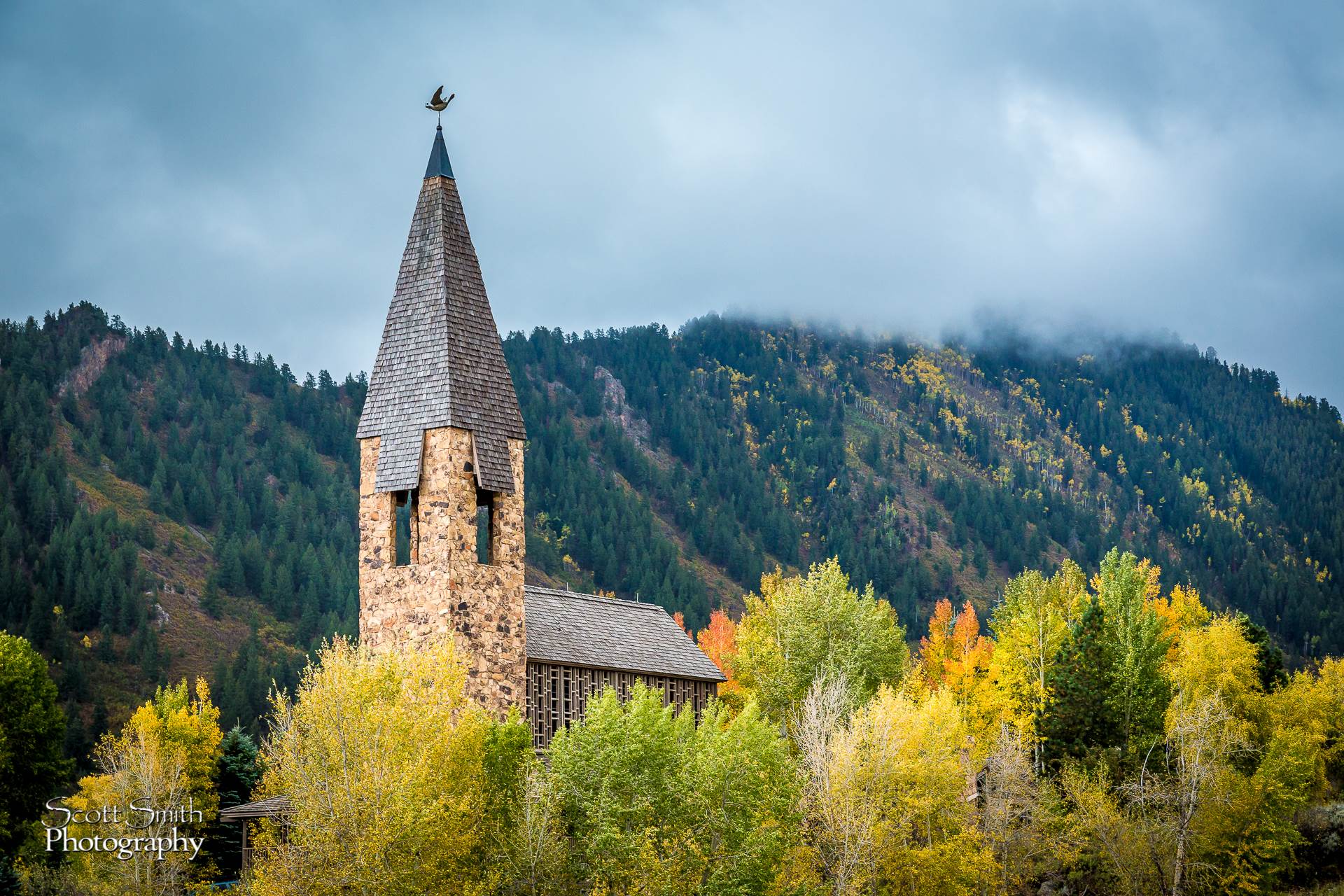 Chapel on Maroon Drive, Aspen -  by Scott Smith Photos