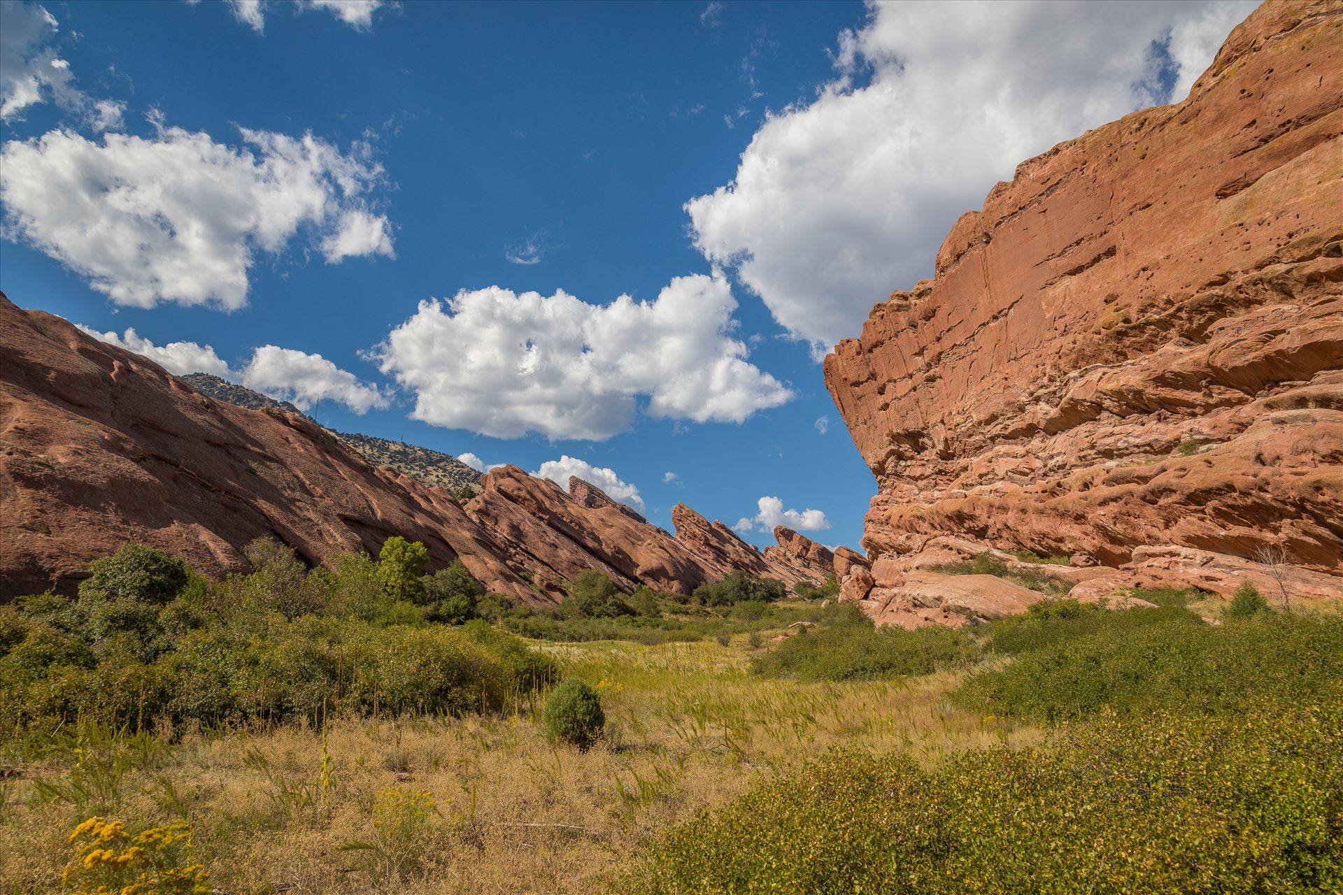 Red Rocks - Shipwreck Trail - From Shipwreck Trail at Red Rocks Park and Amphitheater, Morrison, Colorado. by Scott Smith Photos