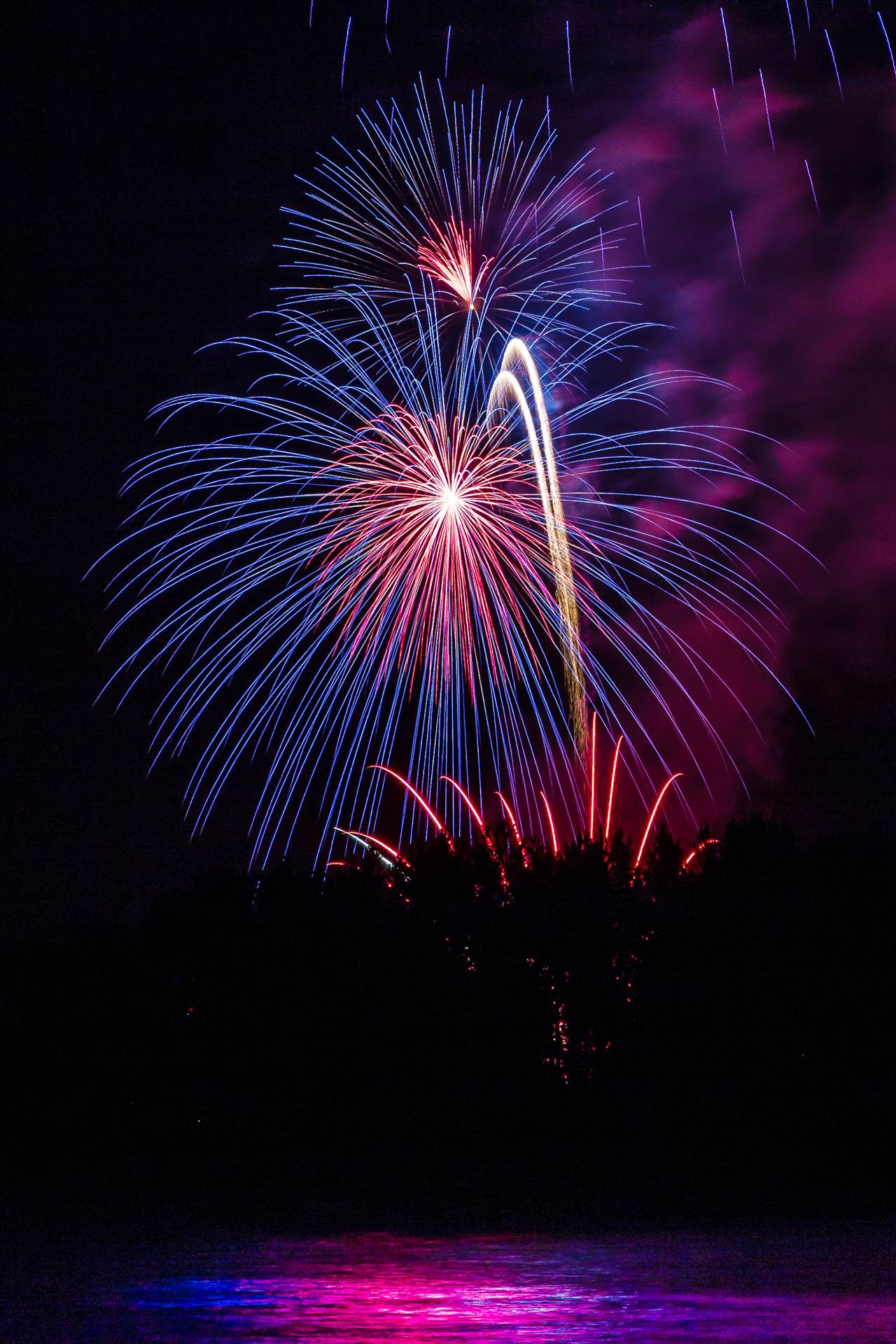 Dillon Reservoir Fireworks 2015 8 -  by Scott Smith Photos