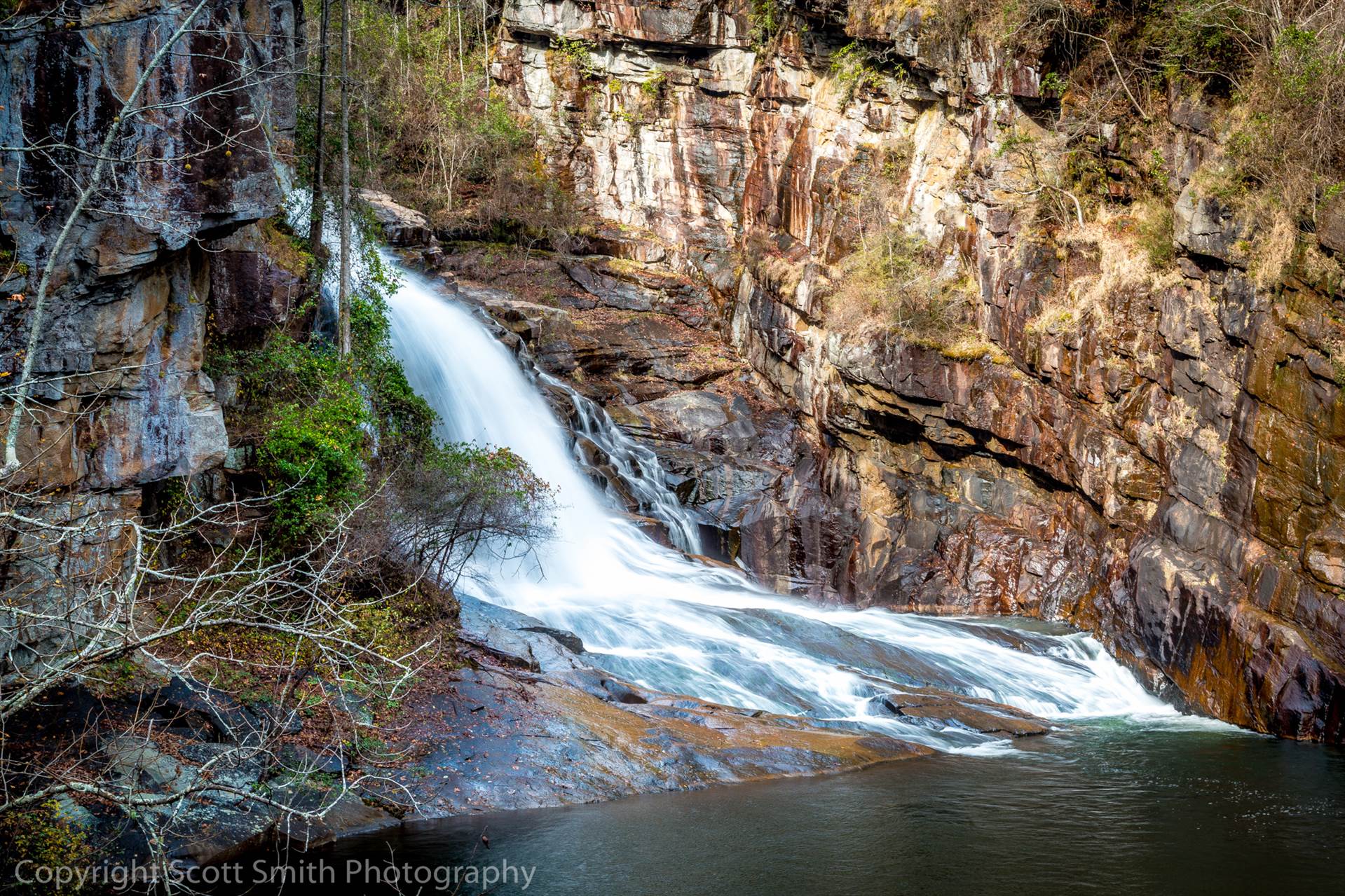 Tallulah Gorge Falls -  by Scott Smith Photos