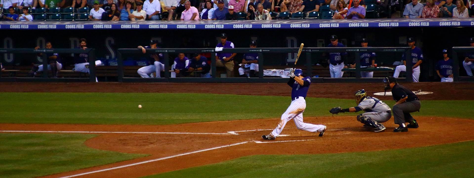 The Rockies Hit a Line Drive -  by Scott Smith Photos