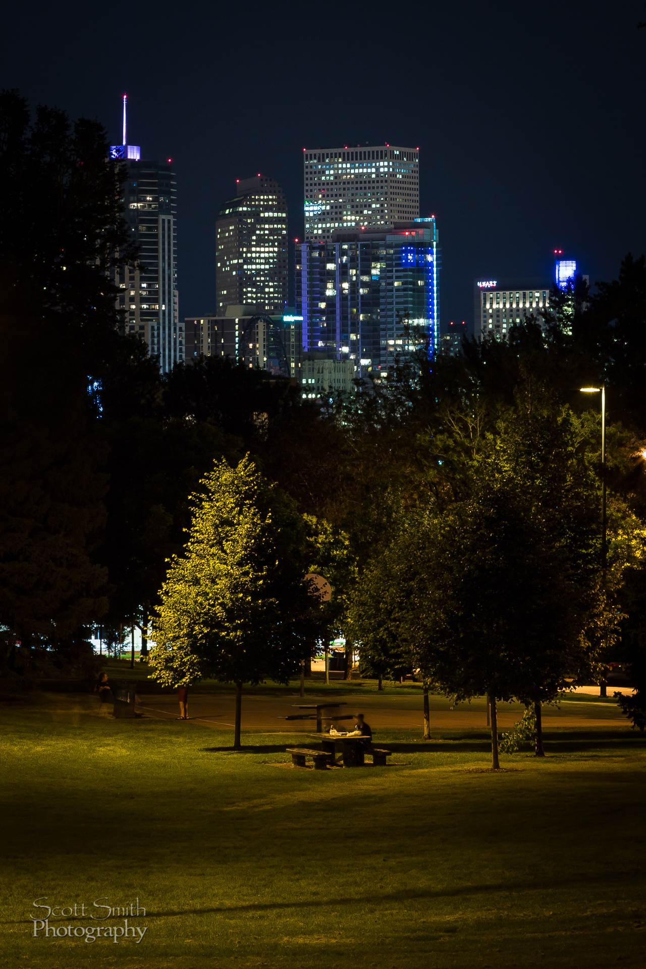 Downtown Denver from Jefferson Park -  by Scott Smith Photos