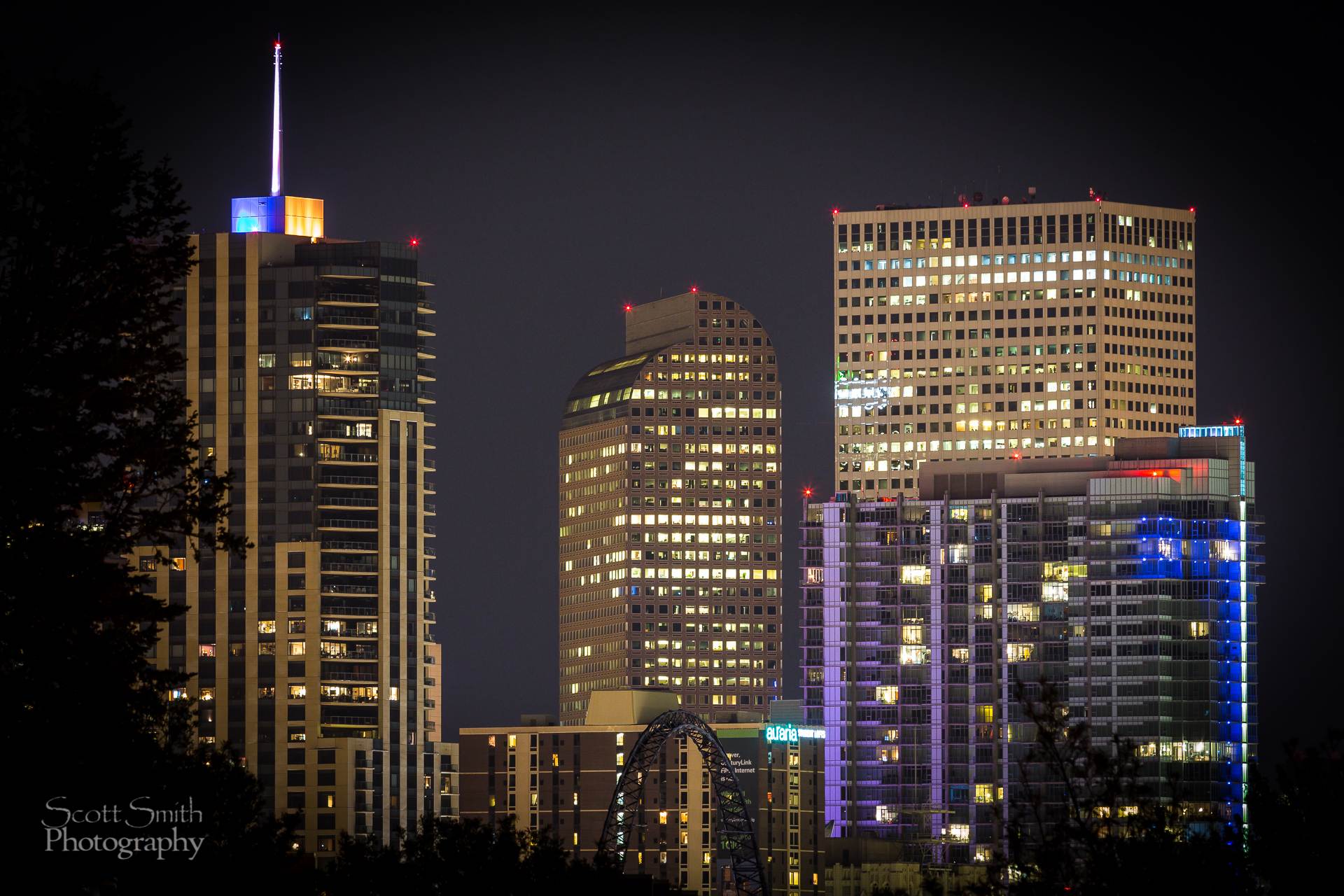 Downtown Denver Long Exposure -  by Scott Smith Photos