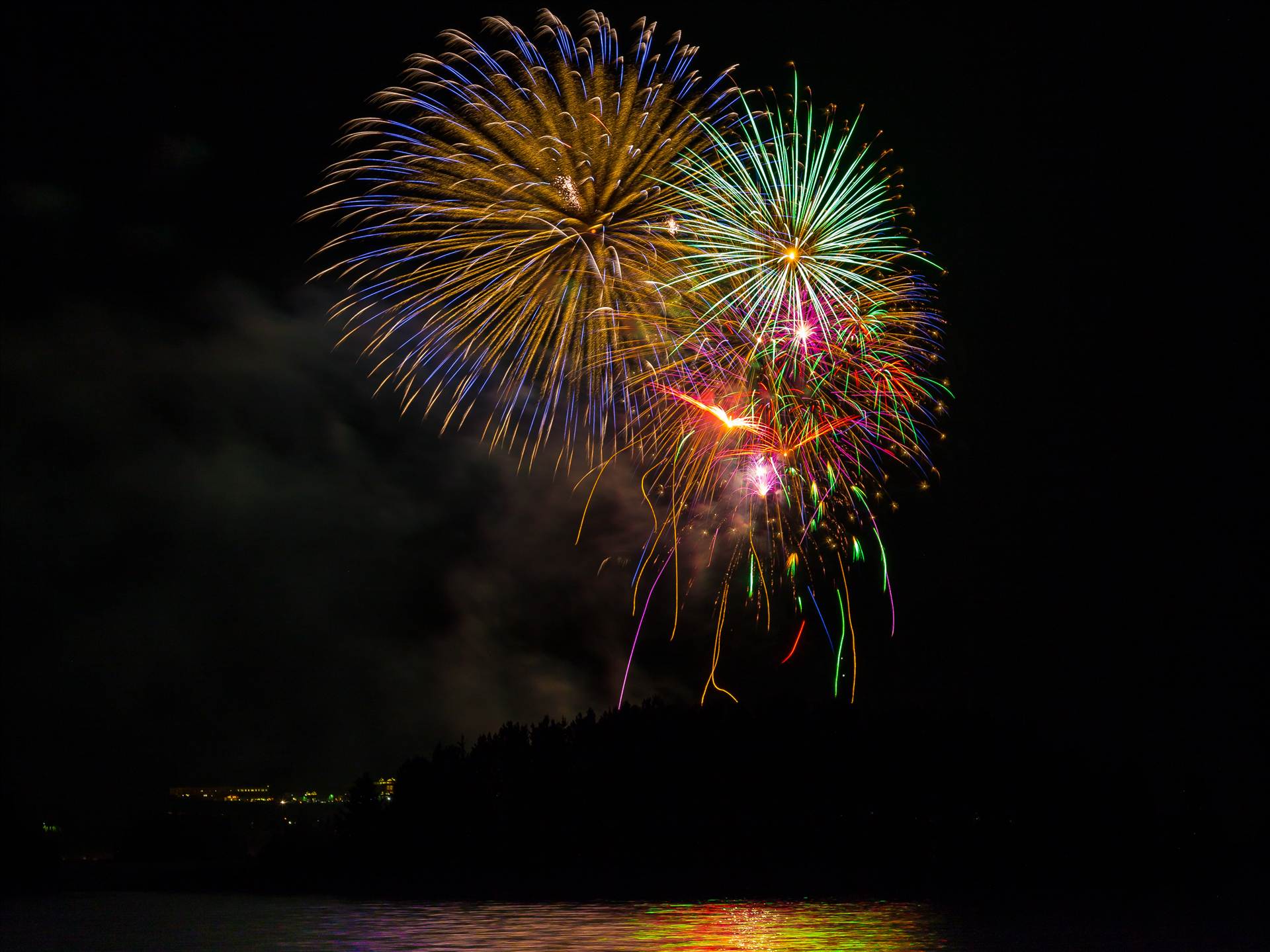 Dillon Reservoir Fireworks 2015 5 -  by Scott Smith Photos