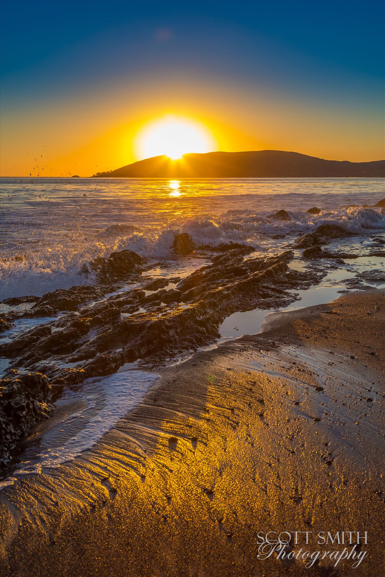Sunset at Shell Beach 2 -  by Scott Smith Photos