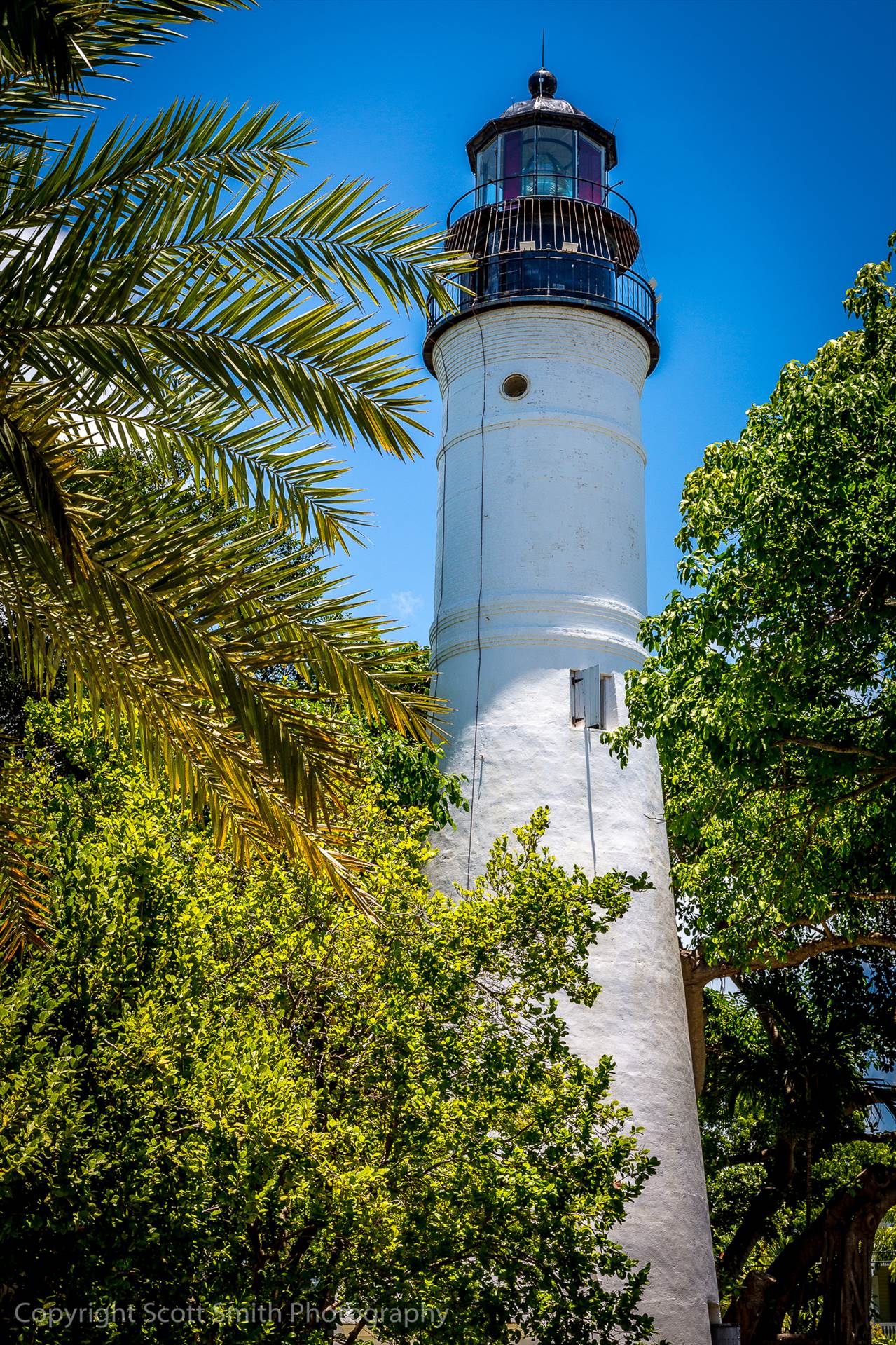 Key West Lighthouse - Across from Hemingway's house in Key West, Florida by Scott Smith Photos