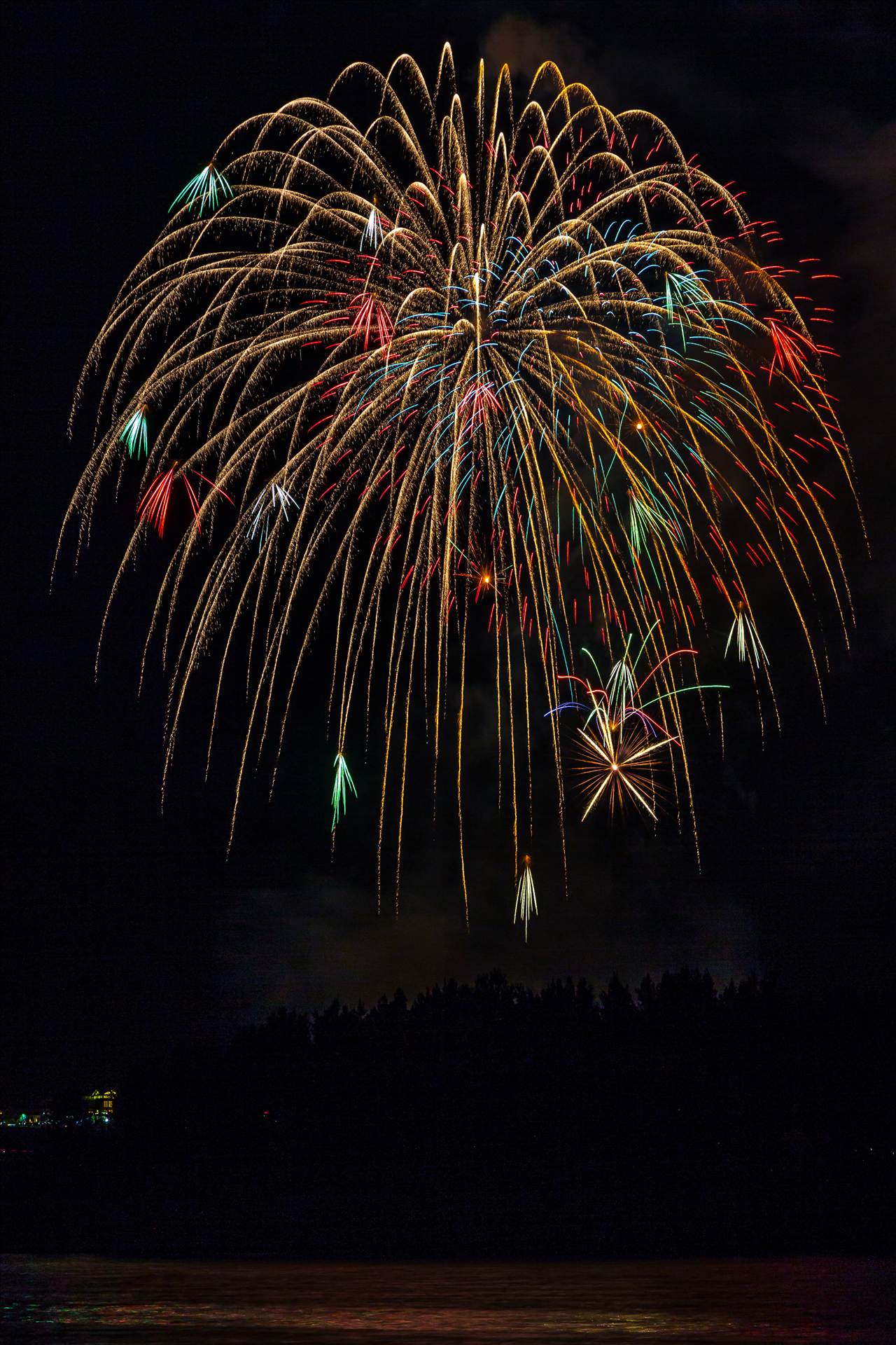 Dillon Reservoir Fireworks 2015 9 -  by Scott Smith Photos
