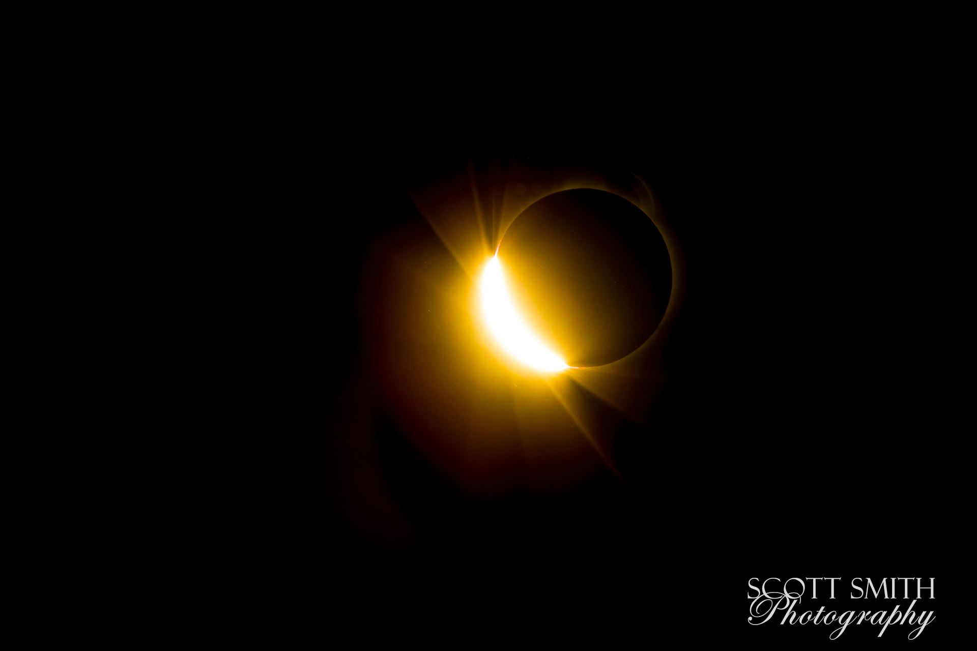 2017 Solar Eclipse 03 - Total solar eclipse, at Carhenge in Alliance. Nebraska August 21, 2017. by Scott Smith Photos