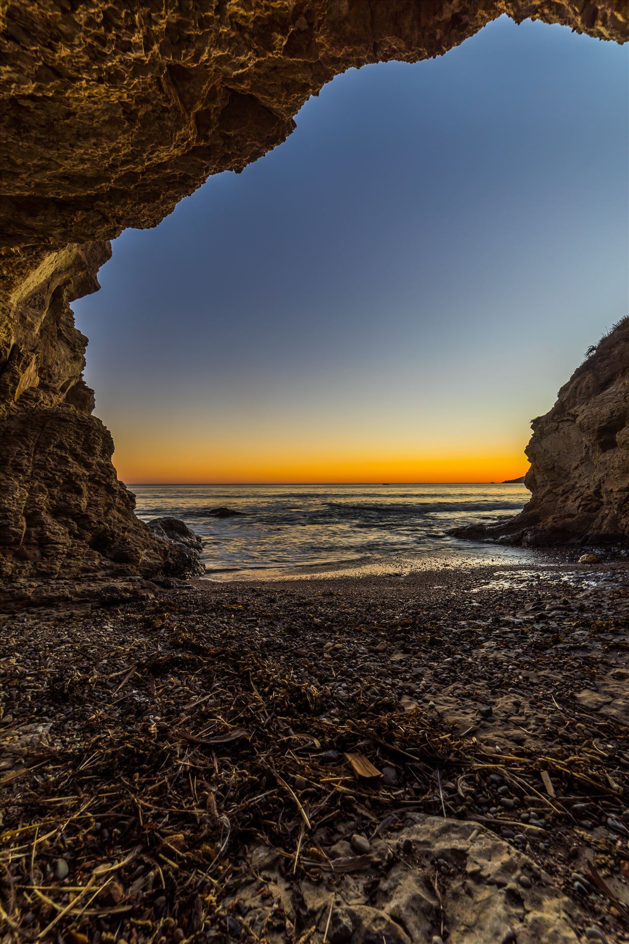 Sunset at Shell Beach 3 -  by Scott Smith Photos