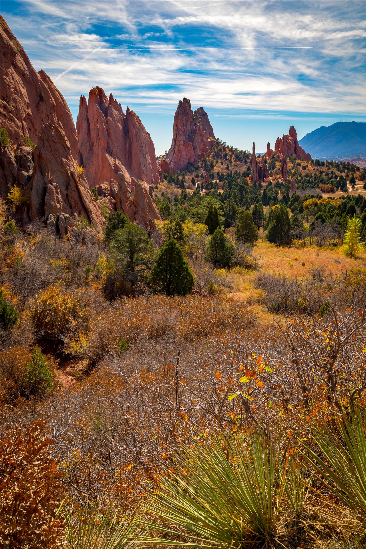 Garden of the Gods Spires - The spires at the Garden of the Gods. by Scott Smith Photos