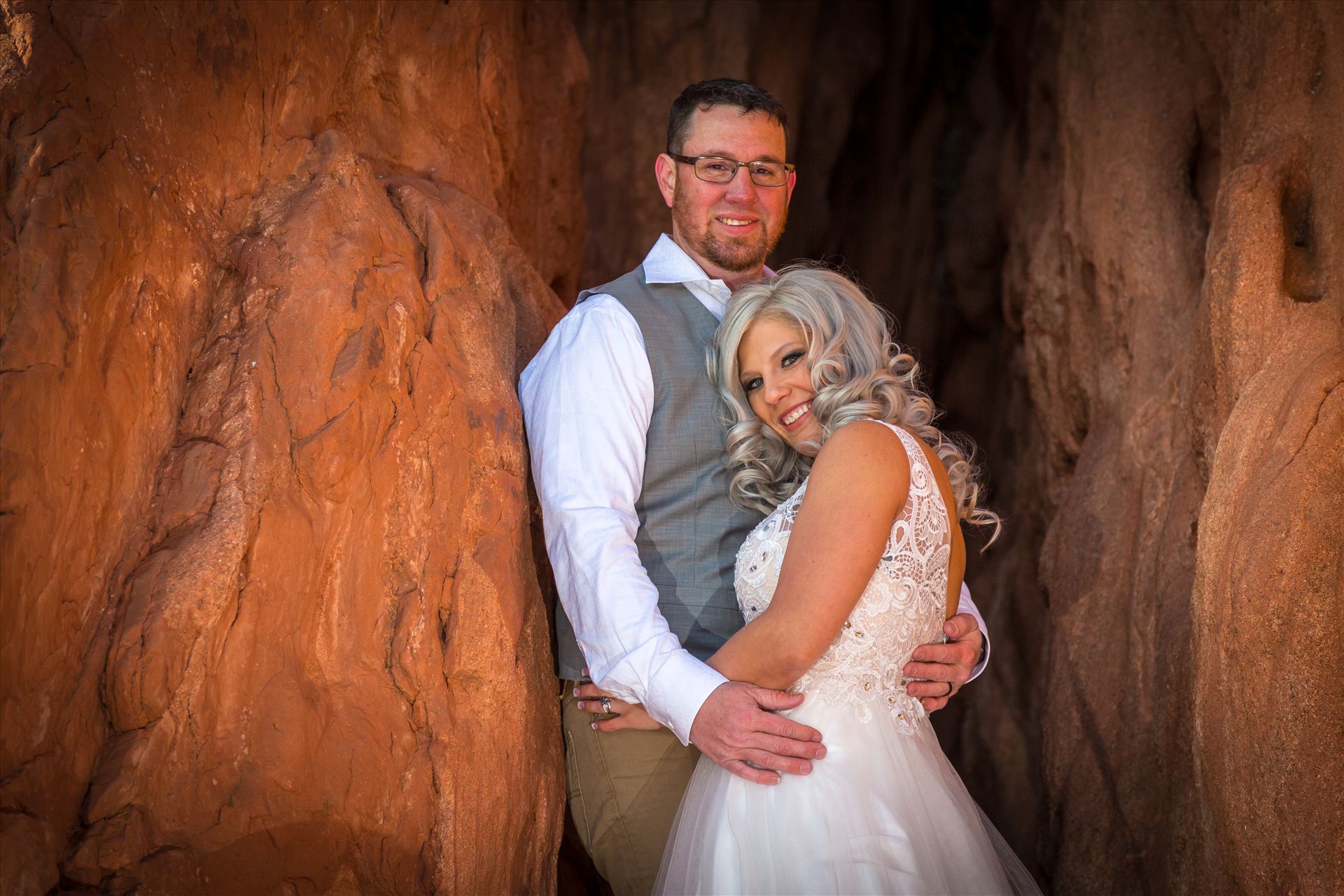 Wedding Photography - Joe and Jen in the Garden of the Gods