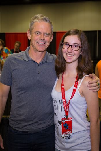 Denver Comic Con 2016 at the Colorado Convention Center. C. Thomas Howell with my daughter.