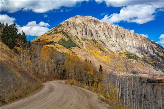 The view from Gothic Road heading north of Mt Crested Butte in October.