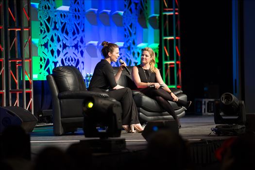 Denver Comic Con 2016 19 - Denver Comic Con 2016 at the Colorado Convention Center. Clare Kramer and Haley Atwell.