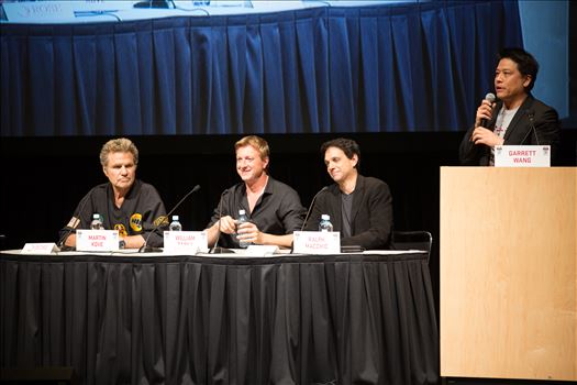 Denver Comic Con 2016 at the Colorado Convention Center. Garrett Wang, Ralph Macchio, Martin Kove and William Zabka.