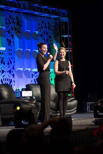 Denver Comic Con 2016 18 - Denver Comic Con 2016 at the Colorado Convention Center. Clare Kramer and Haley Atwell.