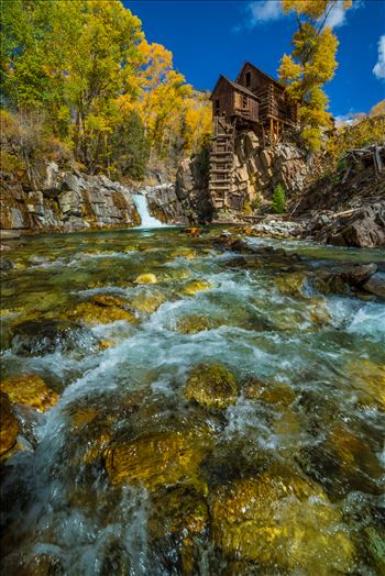 The Crystal Mill, or the Old Mill is an 1892 wooden powerhouse located on an outcrop above the Crystal River in Crystal, Colorado
